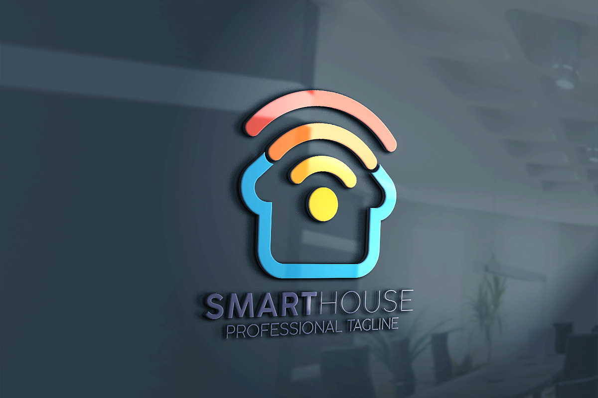 Smart House Logo, a Branding & Logo Template by essegraphic (Photo 2 of 4)