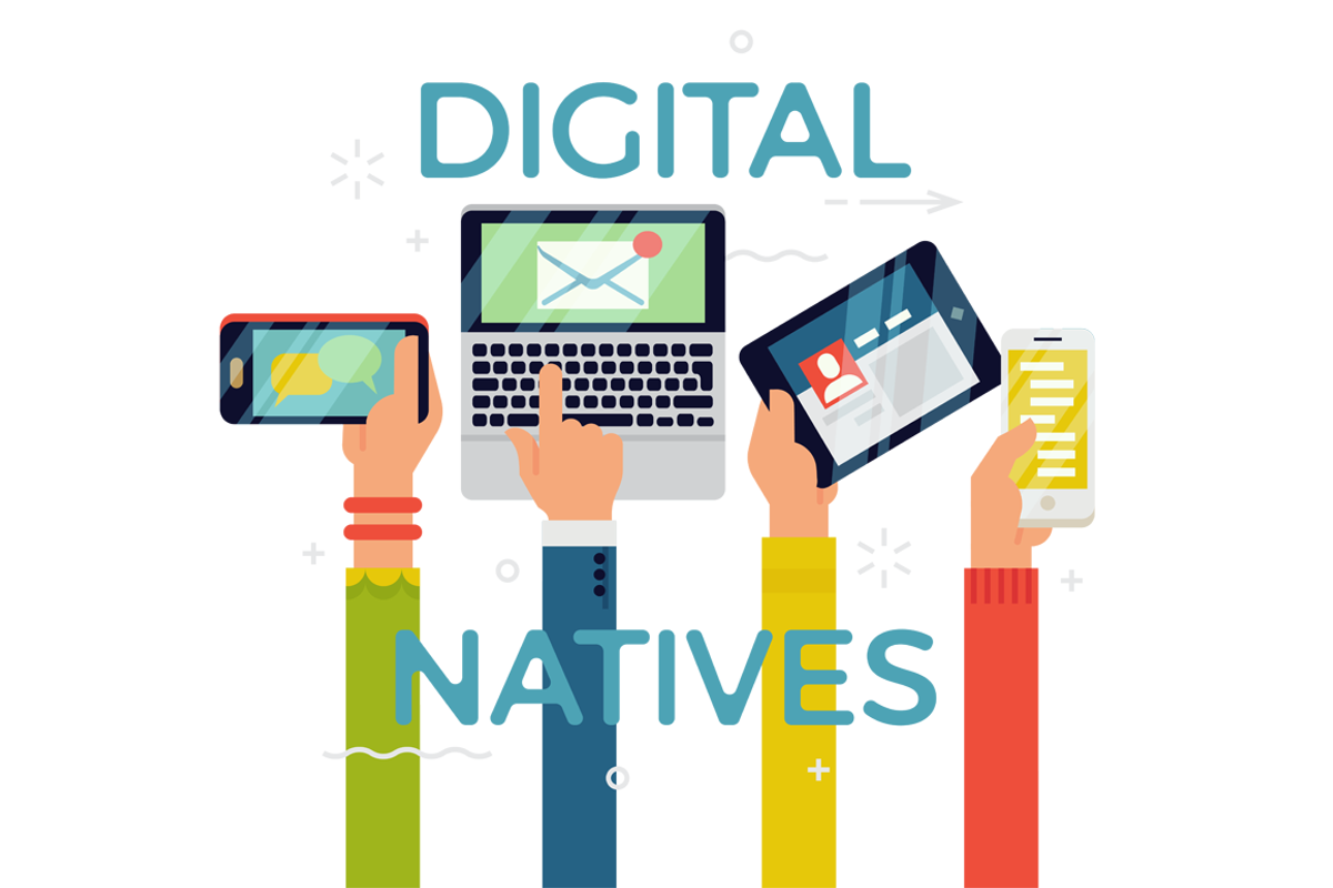 Digital Natives, a Person Illustration by Masha Tace (Photo 2 of 2)