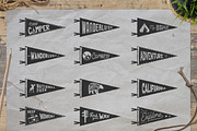 Vintage Camp Pennants Set | Part 2, an Illustration by JeksonGraphics (Thumbnail 6 of 11)