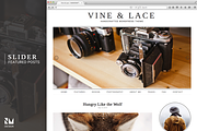 Vine & Lace - Handcrafted WordPress, a WordPress Template by Nudge Media Design (Thumbnail 2 of 5)