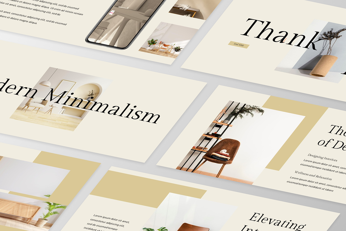 Modern Minimalism - Interior, a Presentation Template by GraphauseProject (Photo 4 of 6)