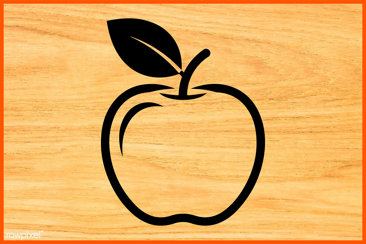 Apple Silhouette Puzzle Clipart Set, an Illustration by jahid234 (Photo 4 of 4)