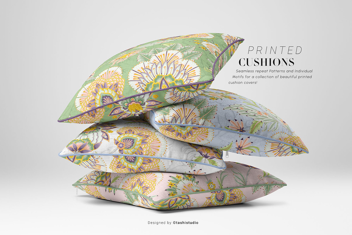 Royal Chintz Garden - Luxury Prints!, a Pattern Graphic by Pink Linen (Photo 11 of 15)