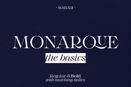 Monarque Classy Serif - Basic Pack