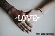 Grunge Love. Valentine's Set, a Texture Illustration by Trapezoid (Thumbnail 4 of 8)