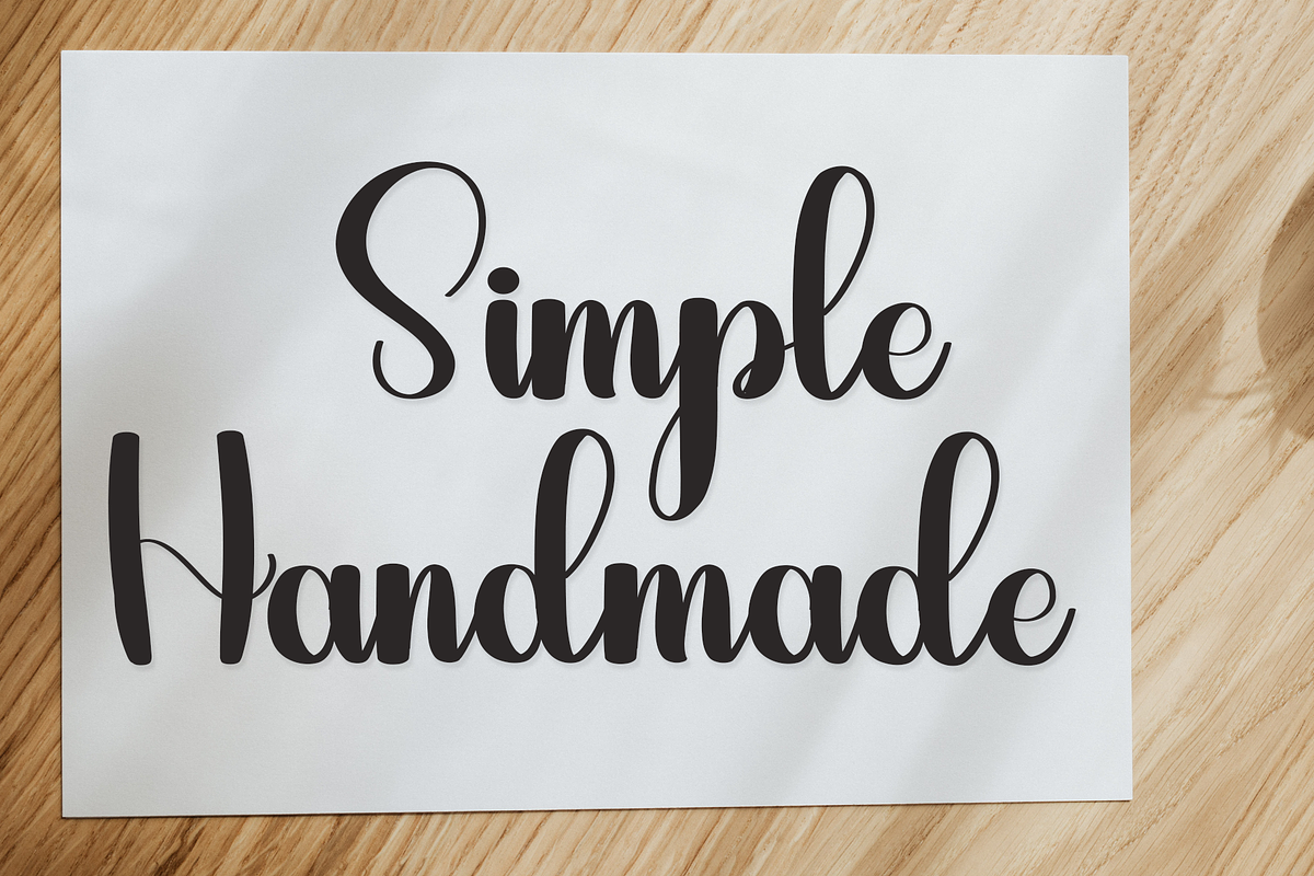 Simple Monday, a Handwritten Font by InermediaSTUDIO (Photo 6 of 7)