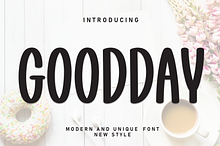 Goodday | Script Font
