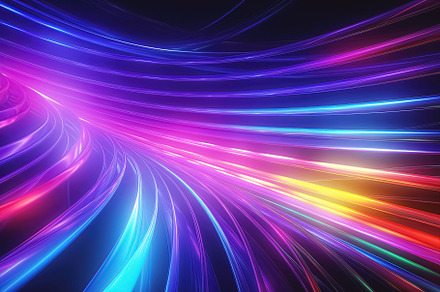 background with abstract glowing motion lines. Generative Ai, a Wallpaper Photo by Ales Munt
