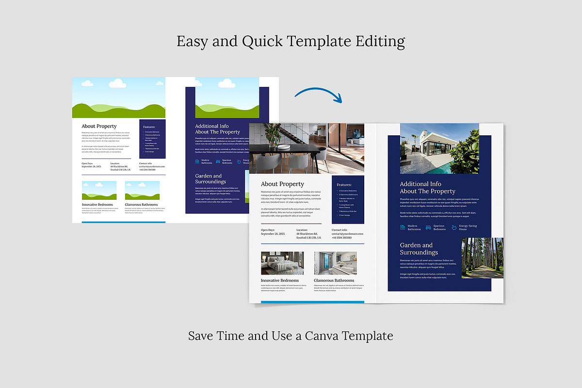 Realtex Real Estate Brochure Bifold, a Brochure Template by artbart (Photo 8 of 8)