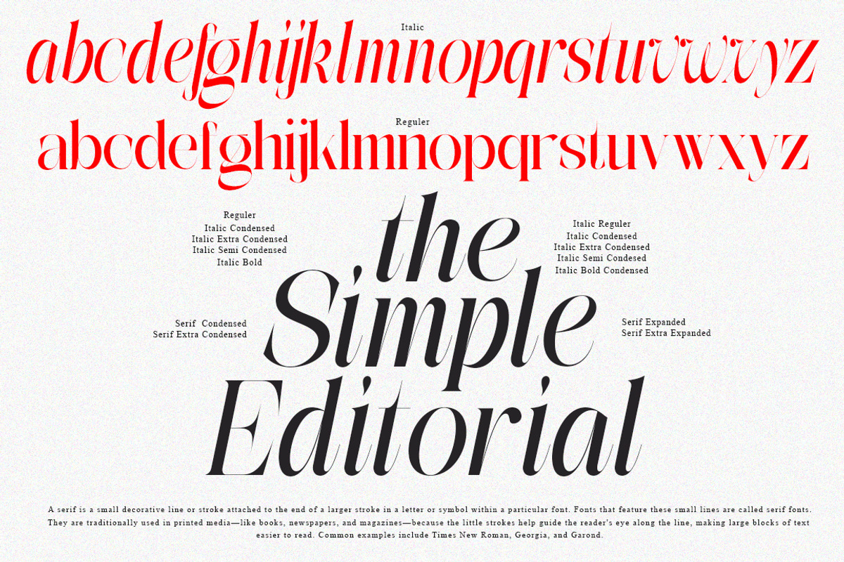 The Simple Editorial | 15 Style Font, a Serif Font by IM Studio (Photo 7 of 12)