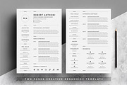 3 Pages Clean Resume/CV Template, a Resume Template by WhiteGraphic (Thumbnail 2 of 4)