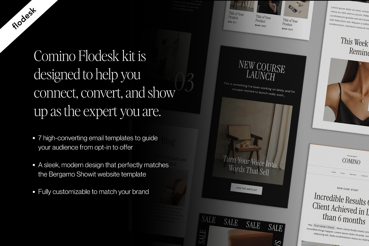 Flodesk Email Templates | Comino, an Email Template by Designorina (Photo 7 of 9)