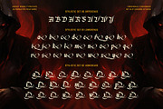 Micky Rinse Typeface, a Blackletter Font by alit design (Thumbnail 13 of 20)