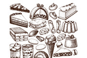 Italian Desserts. Pastries Sketches, a Food Illustration by Yevheniia (Thumbnail 2 of 10)
