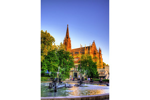 View of the elisabethenkirche in basel stock photo containing basel and, an Architecture Photo by Leonid Andronov