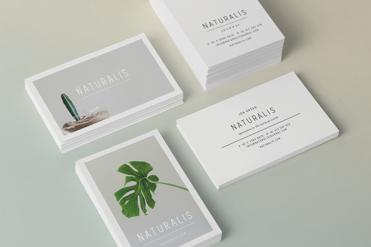 NATURALIS Business Card Template, a Business Card Template by 46&2 Collective (Photo 9 of 9)