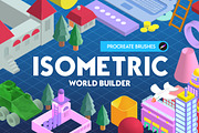 1300+ Procreate Isometric 3D Brushes, a Brush Add-On by BrushBoy (Thumbnail 1 of 9)