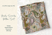 Paisley Seamless Pattern Set, a Pattern Graphic by Svetlana Lerie (Thumbnail 5 of 9)
