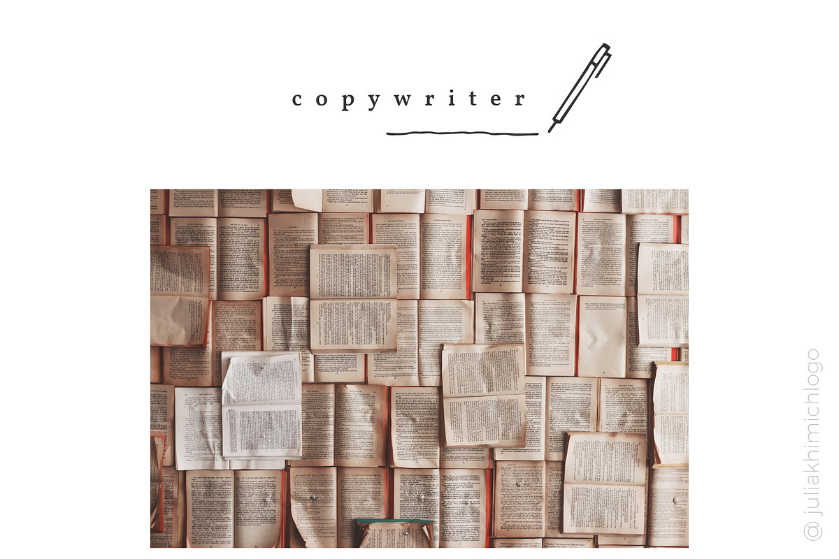 Logo Pack Volume 12. Writer, a Branding & Logo Template by Mint Air Studio (Photo 3 of 21)