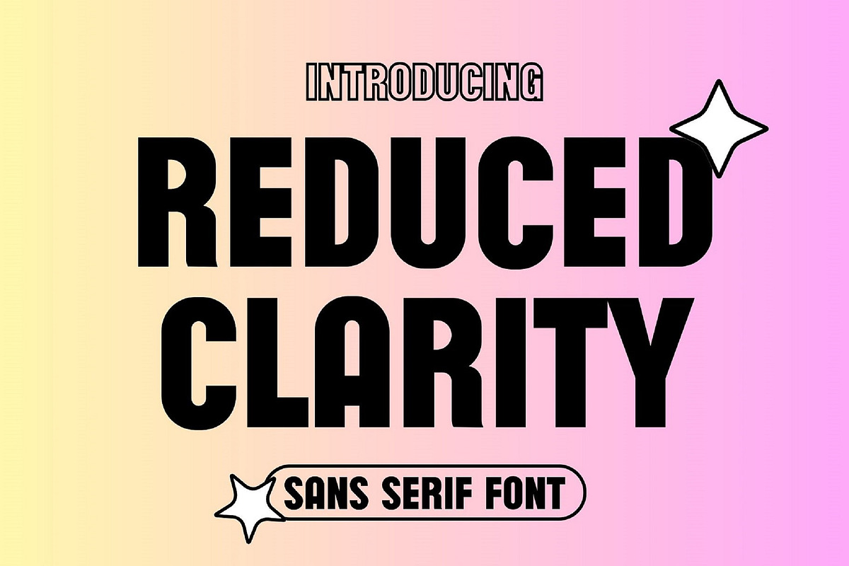 Reduced Clarity Sans Serif Font, a Sans Serif Font by Perfectype (Photo 1 of 5)