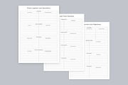 Event Planner Pages Set V-08, a Stationery Template by shahsoft (Thumbnail 2 of 3)