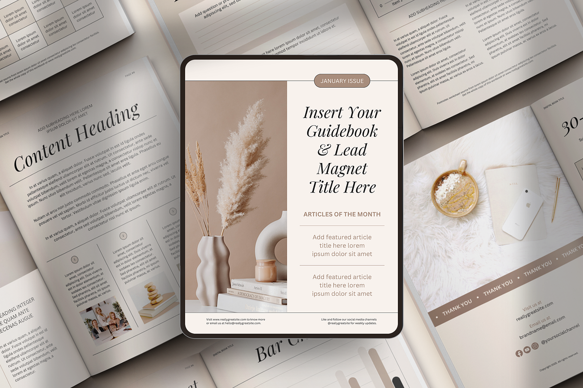 Minimalist Ebook Creator, a Marketing Template by Creatif Foundry (Photo 1 of 8)