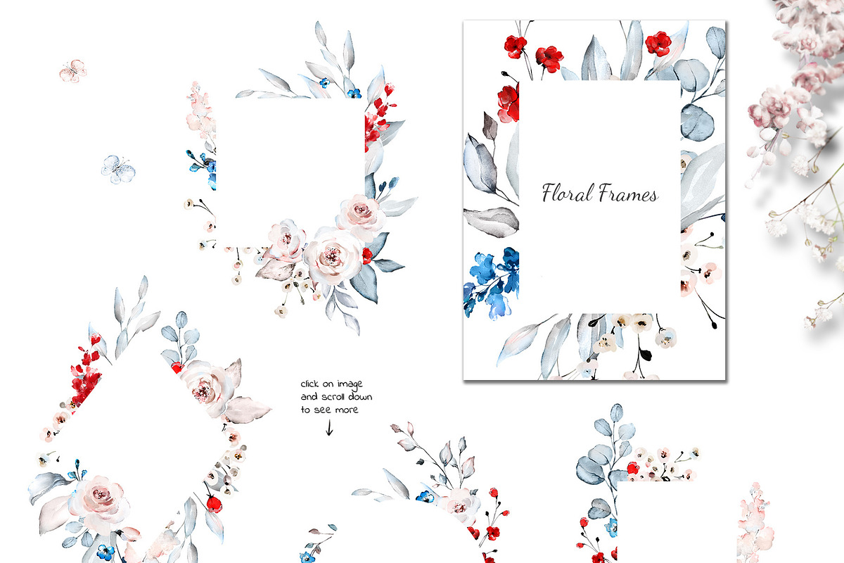 Spring Kiss - watercolor collection, a Work Illustration by Lisima (Photo 8 of 13)