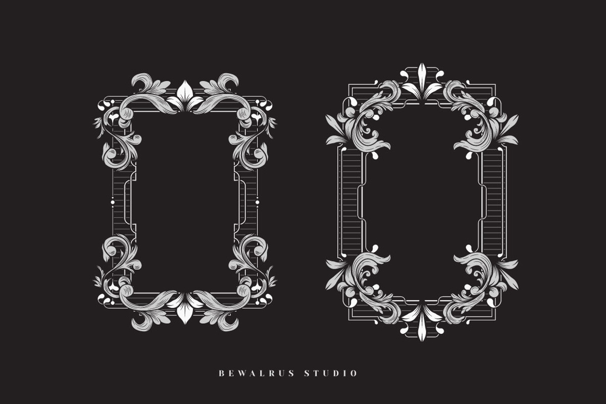 Frame Vintage Vol.2, an Object Graphic by Bewalrus Studio (Photo 3 of 6)