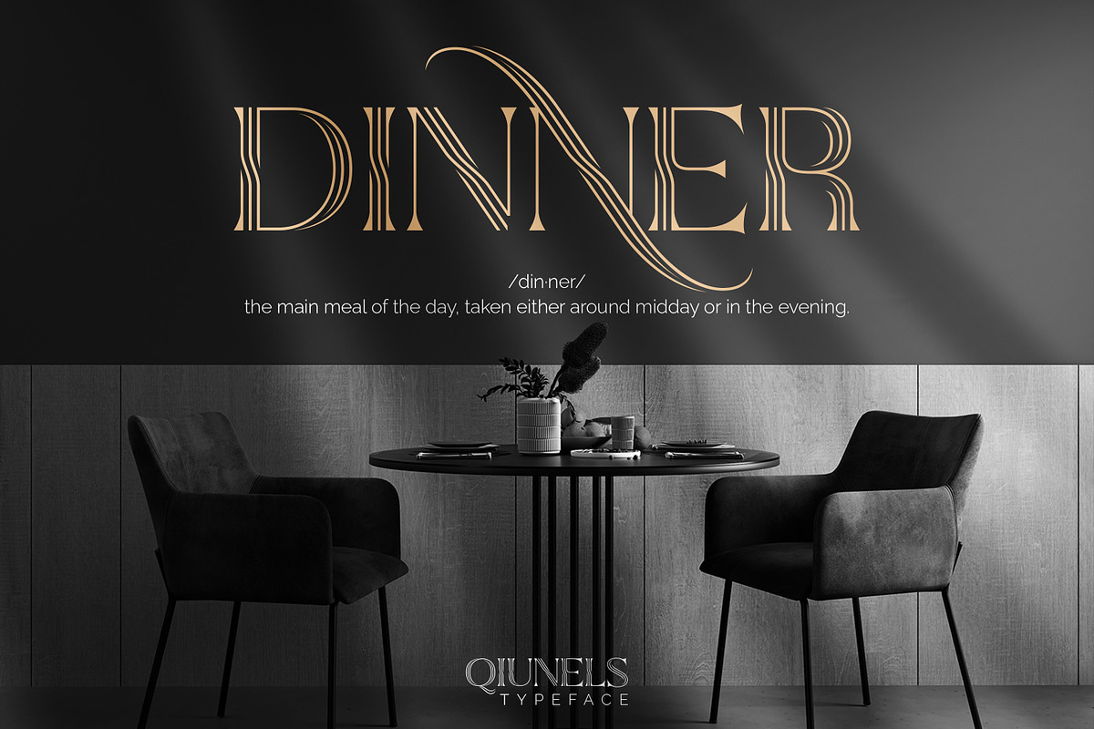 Qiunels - Elegant Luxury Serif, a Serif Font by Almarkhatype (Photo 5 of 10)