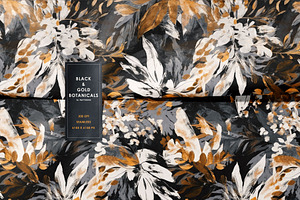 Black & Gold Botanical Set - Part 1