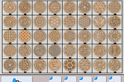 200Pcs Drink Coaster Patterns Bundle, a Pattern Graphic by AtacanDigital (Thumbnail 5 of 8)