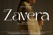 Zavera - Elegant Serif Font, a Serif Font by Font Liner (Thumbnail 1 of 10)