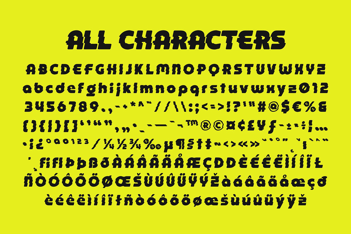 CS Regime Rippled, a Sans Serif Font by Craft Supply Co. (Photo 8 of 8)
