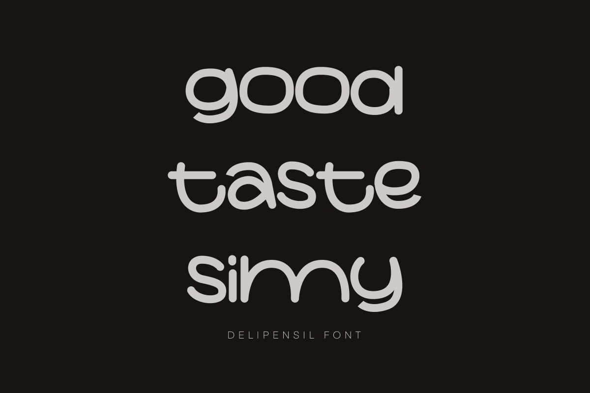 Cheezy - Rounded Modern Typeface, a Sans Serif Font by delipensil (Photo 4 of 11)