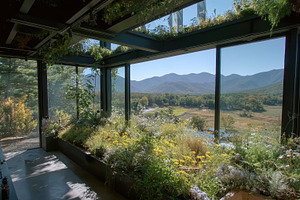 Nature view from a modern room, a Photo by Beautiful things