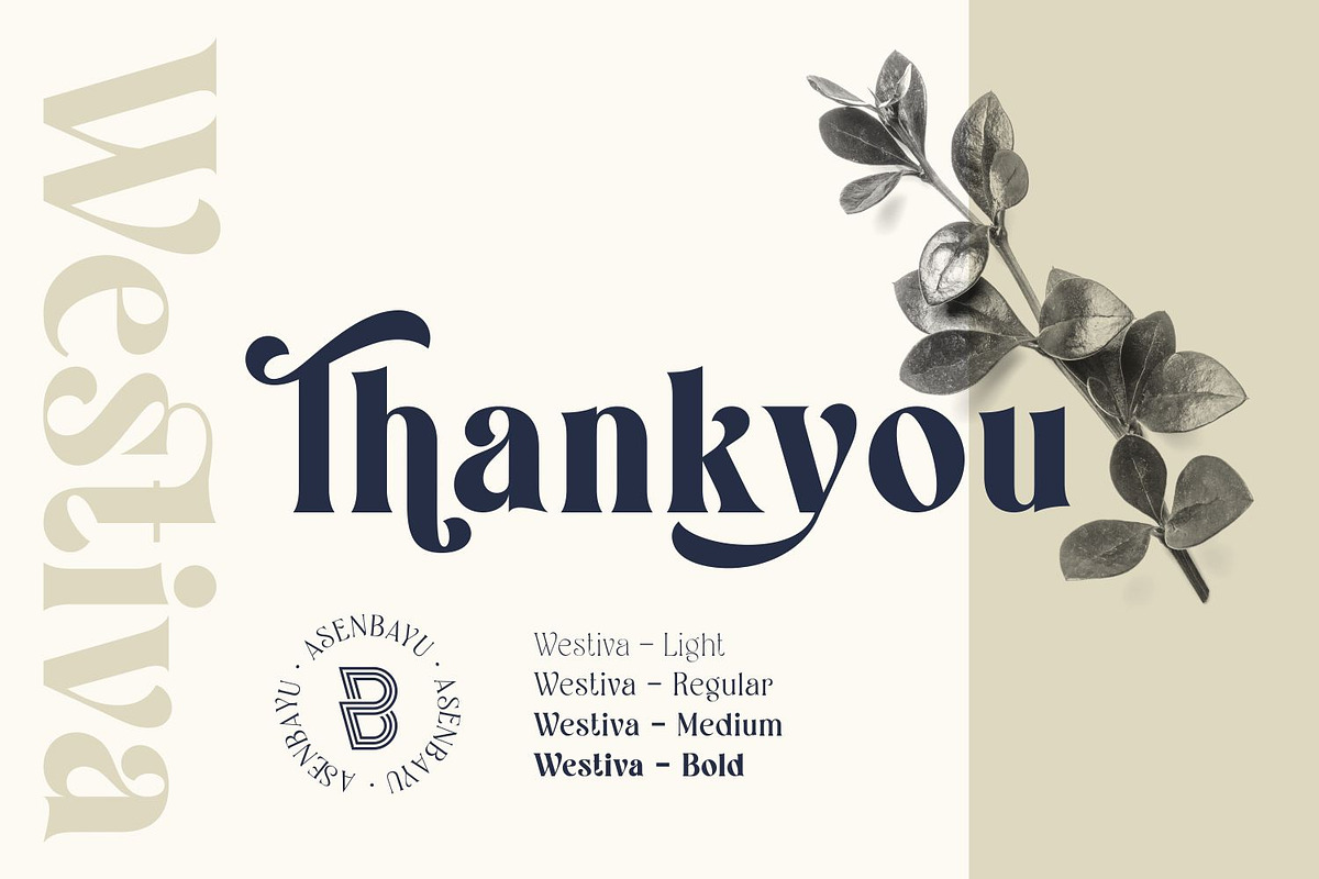 Westiva Fonts Family, a Serif Font by Asenbayu (Photo 14 of 14)