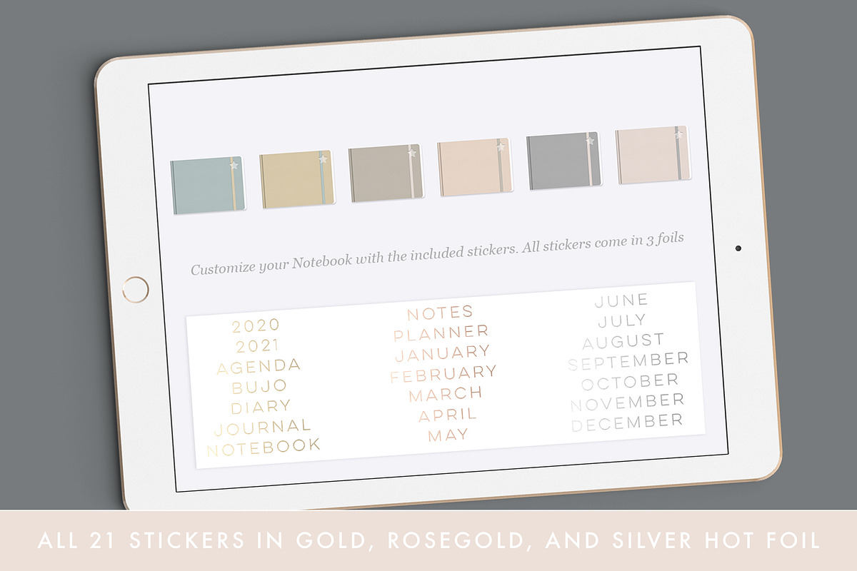 Landscape Goodnotes Covers, a Stationery Template by By Lef Planning (Photo 3 of 5)