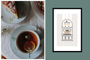 Bakery & Tea Shop Branding Pack, an Outline Icon by AnneCeline (Thumbnail 6 of 9)