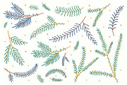 Christmas Florals and baubles, an Animal Illustration by Riots Brush (Thumbnail 3 of 5)