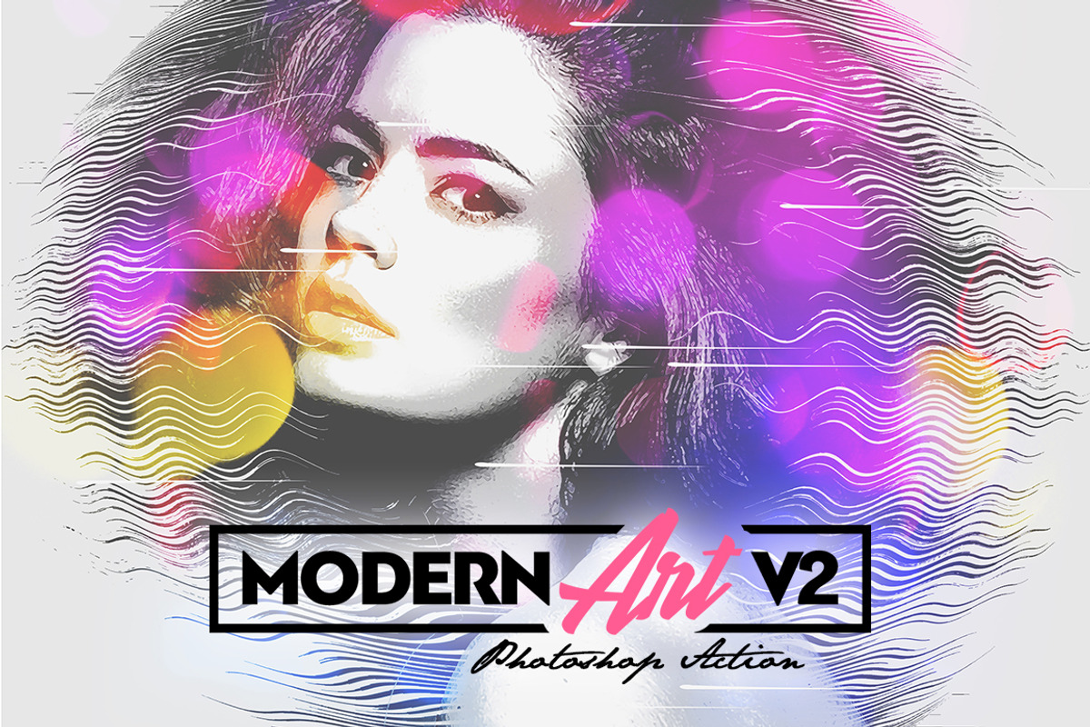 Modern Art Photoshop Action v2, an Action Add-On by Amorjesu.com (Photo 1 of 7)