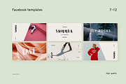 Minimal Facebook post templates, a Social Media Template by Wild Ones (Thumbnail 5 of 10)