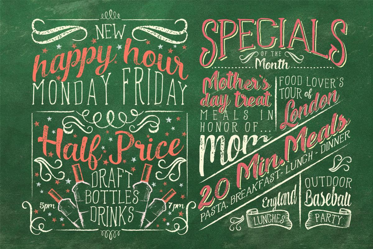 LaChalk Typeface preview 5