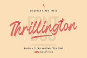 Thrillington || FONT DUO, a Sans Serif Font by Rochart (Thumbnail 1 of 10)