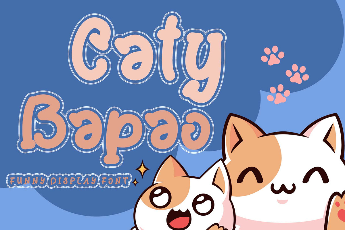 Caty Bapao, a Handwritten Font by Yoga Letter (Photo 1 of 6)