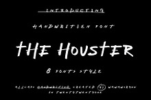 THE HOUSTER - 8 Handwritten Font