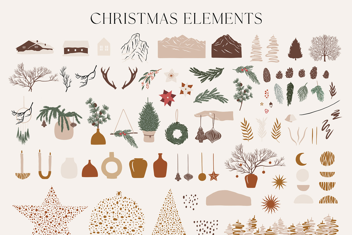 Christmas. Winter animals collection, a Seasonal Illustration by Alisovna (Photo 7 of 14)