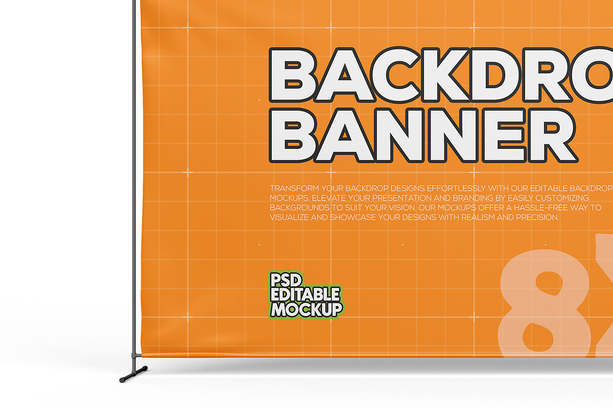 Exhibitor Backdrop Banner Mockup, an Advertising Mockup by Ram Studio LLC (Photo 4 of 7)