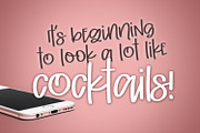 After Eight Font, a Script Font by A Little Smidge (Thumbnail 6 of 6)