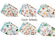 Watercolor Farm life, an Animal Illustration by MayaNavits (Thumbnail 7 of 10)