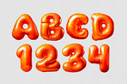 Orange Balloon Font, a Handwritten Font by Handmadefont (Thumbnail 10 of 10)